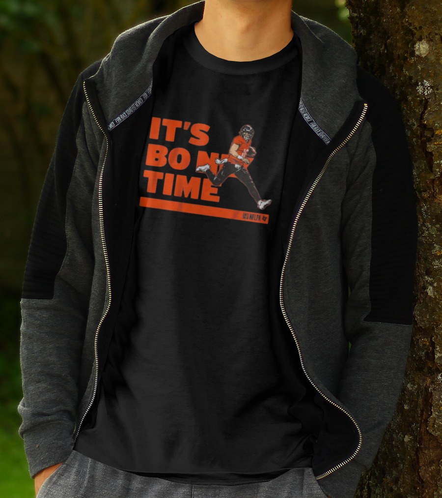 It's Bo Nix Time NFLPA Football Action T-Shirt