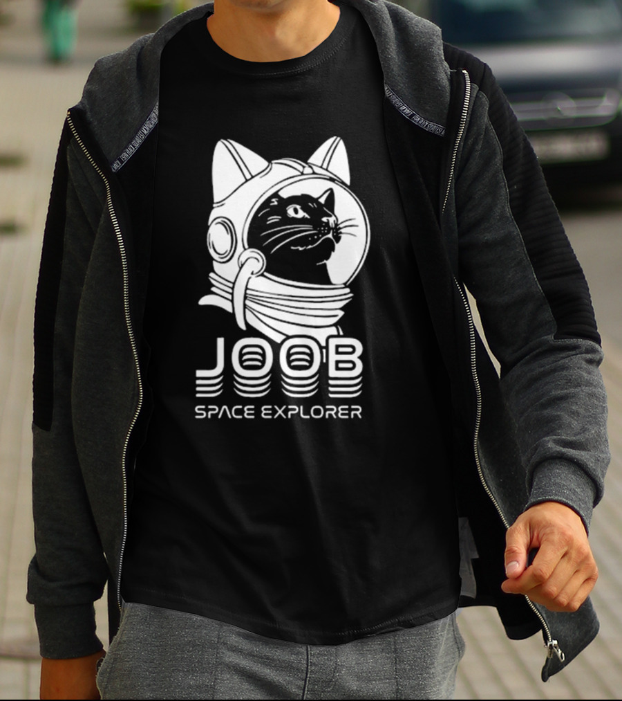 JOOB Cat Astronaut Space Explorer T-Shirt