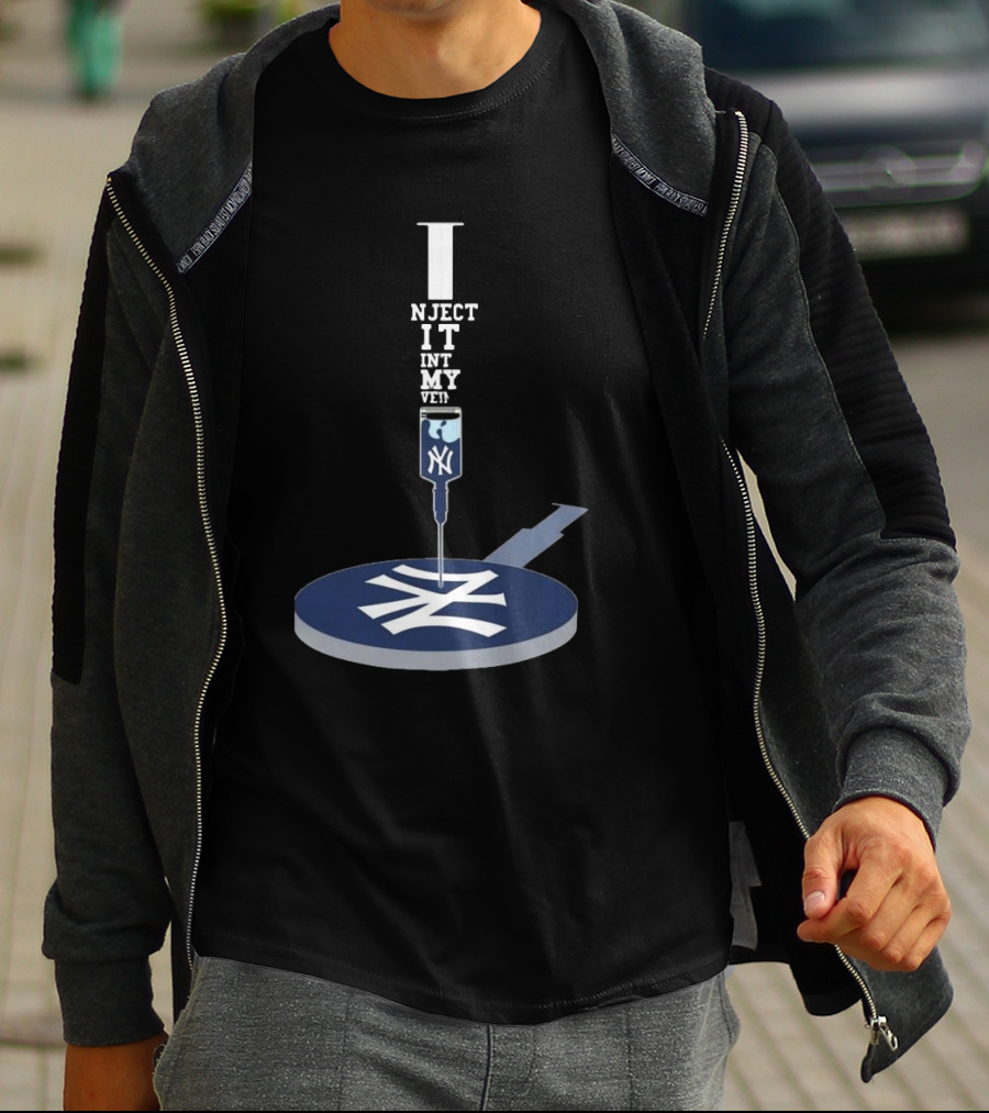 New York Yankees ALCS Inject It Into My Veins Syringe T-Shirt