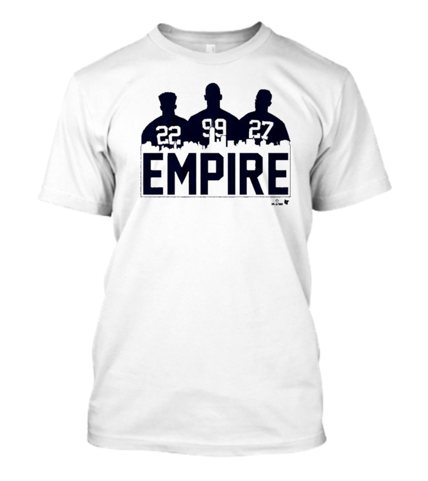 New York Yankees MLB Empire Juan Soto Aaron Judge Giancarlo Stanton 22 99 27 T-Shirt