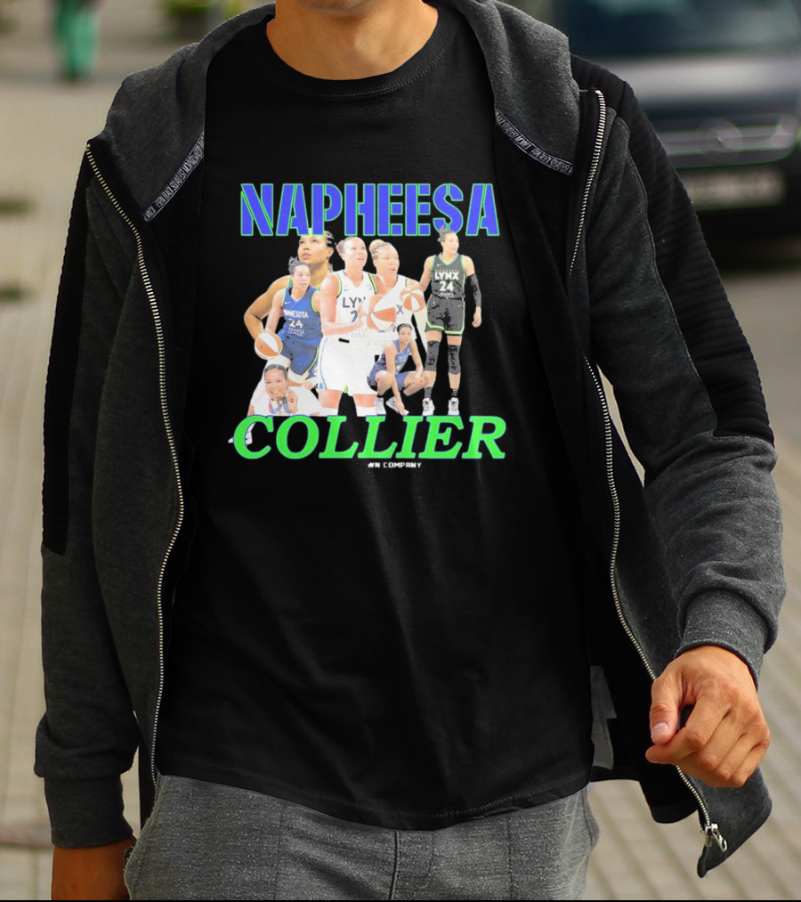 Napheesa Collier Minnesota Lynx WNBA The Homegrown Company Collage T-Shirt