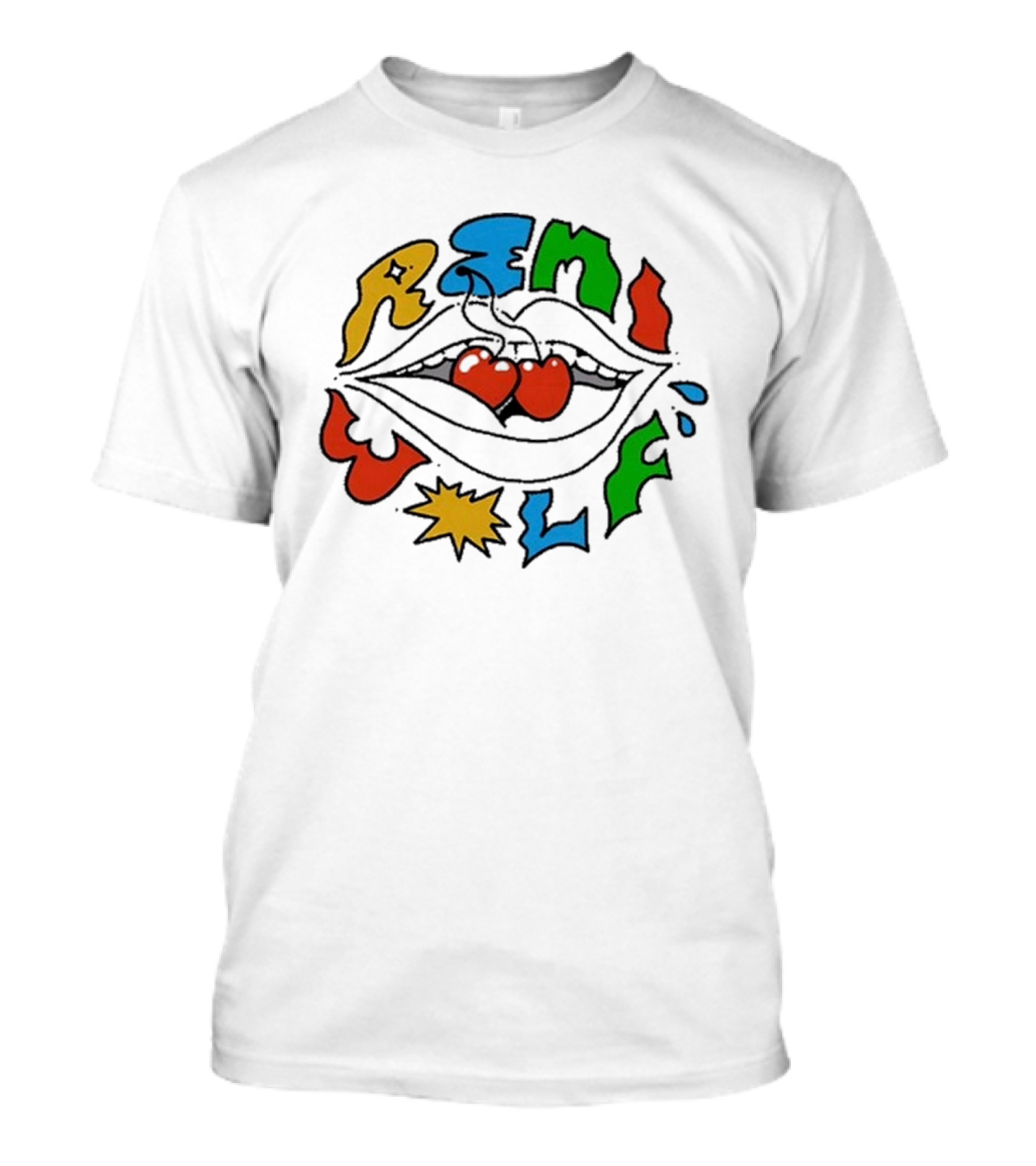 Remi Wolf Colorful Mouth Cherries T-Shirt
