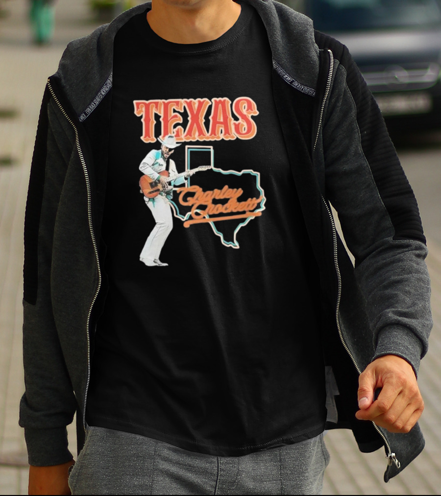 Texas Charley Crockett Cowboy Music T-Shirt