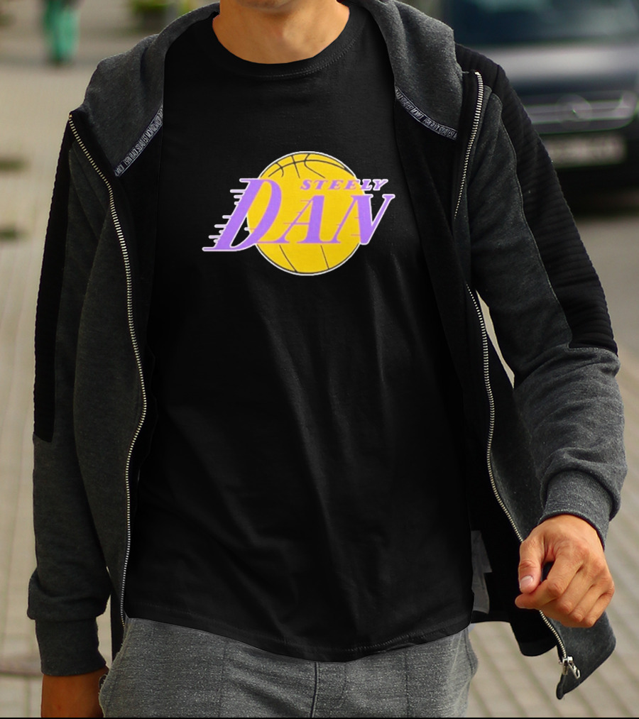 Steely Dan Lakers Basketball T-Shirt