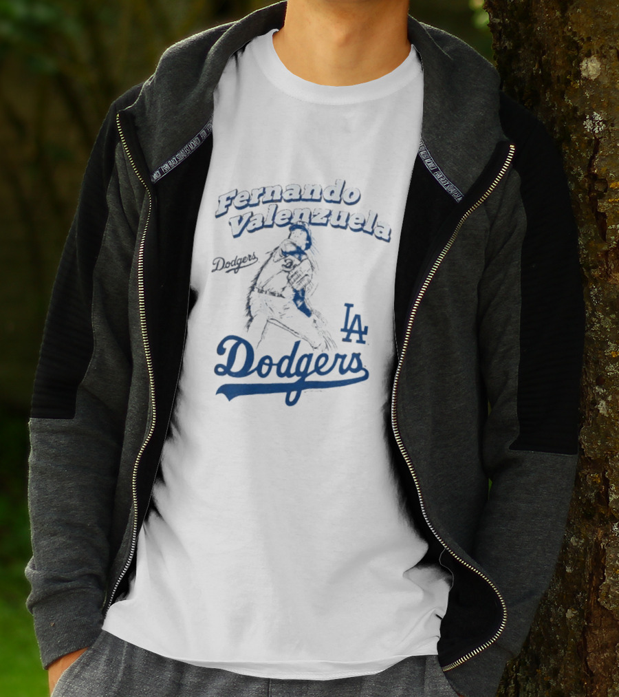 Fernando Valenzuela Los Angeles Dodgers Pitcher LA Dodgers T-Shirt