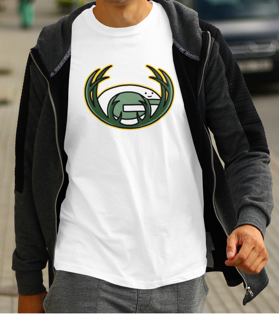 NFL Packers Brewers Logo Mashup Combine T-Shirt