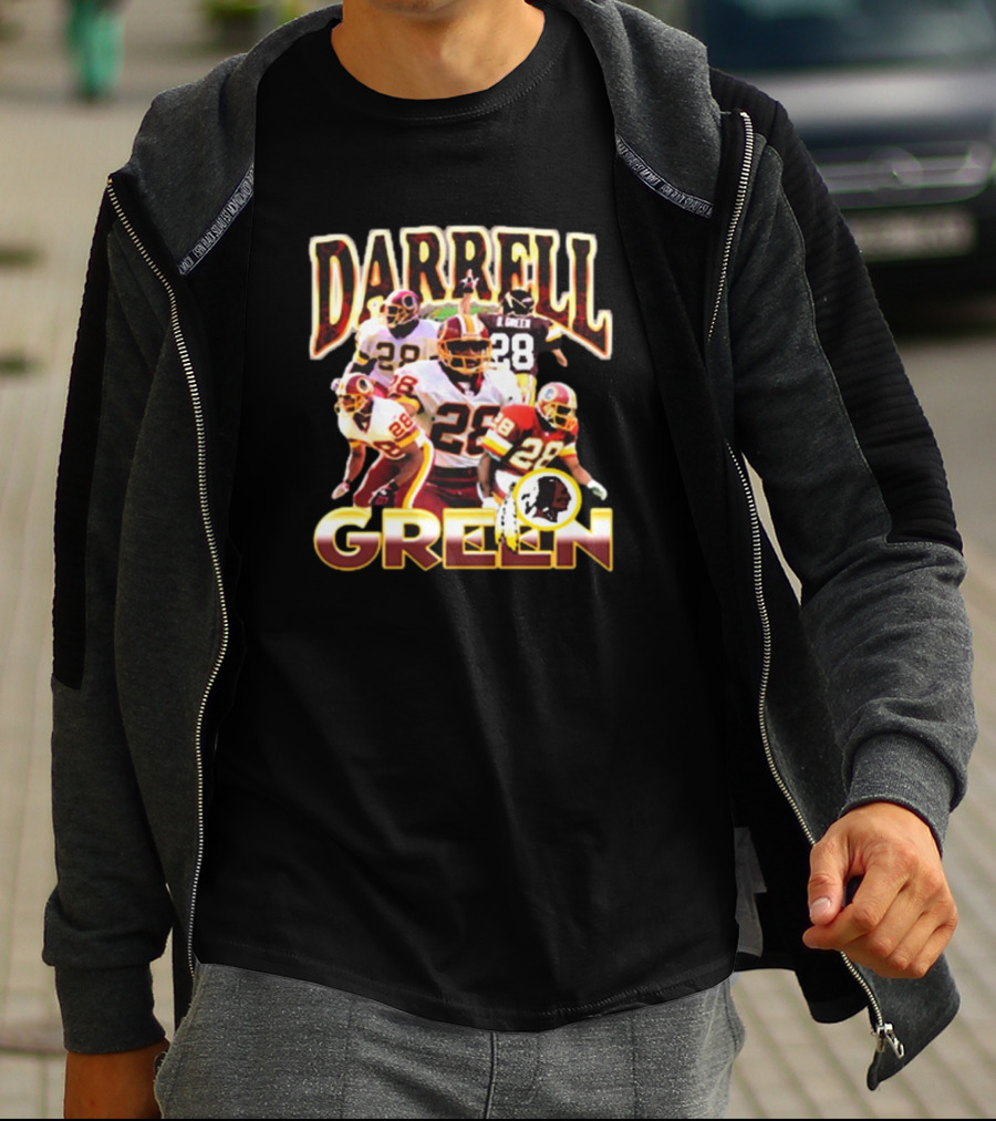Darrell Green Washington Commanders 28 NFL Legend T-Shirt