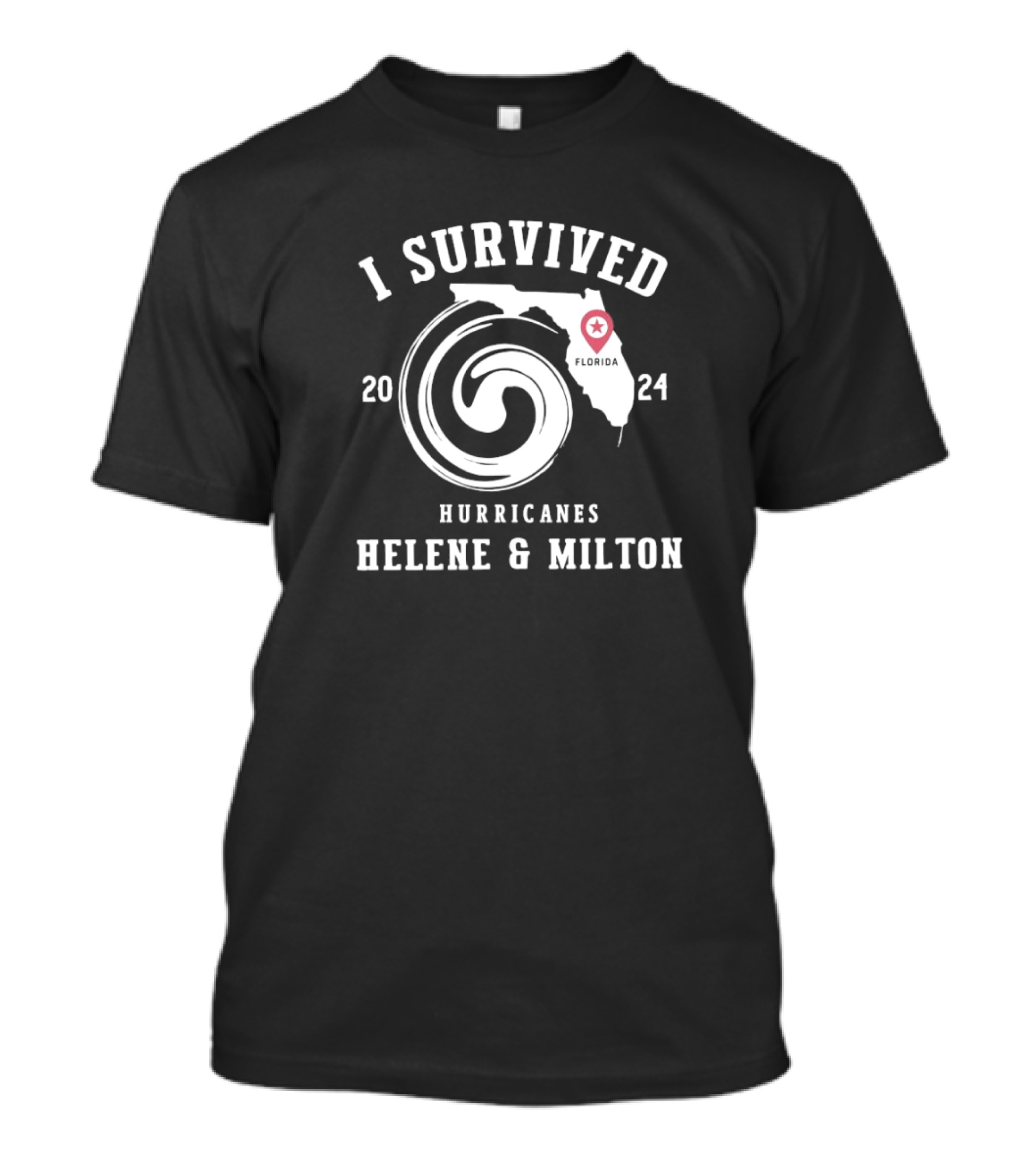 I Survived Hurricanes Helene And Milton Florida T-Shirt