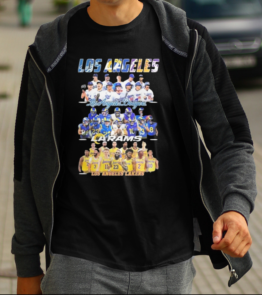 Los Angeles Dodgers Rams Lakers Team Sports T-Shirt
