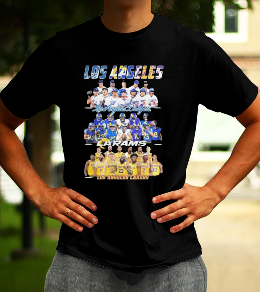 Los Angeles Dodgers Rams Lakers Team Sports T-Shirt
