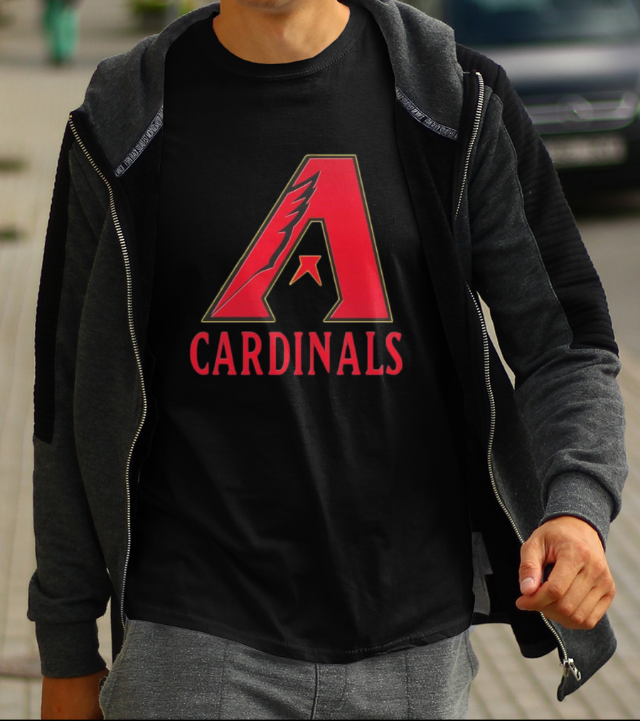 Arizona Cardinals Diamondbacks Mashup NFL MLB T-Shirt