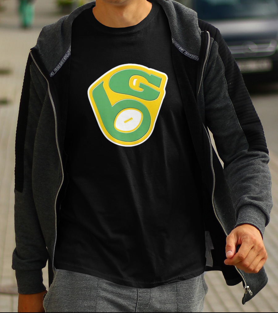 NFL X MLB Green Bay Packers Milwaukee Brewers Logo Mashup T-Shirt