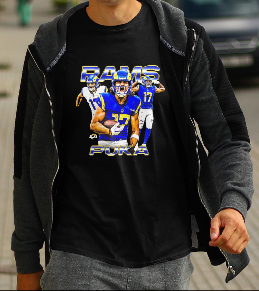 Rams Puka Nacua #17 Los Angeles Dynamic Football Star T-Shirt