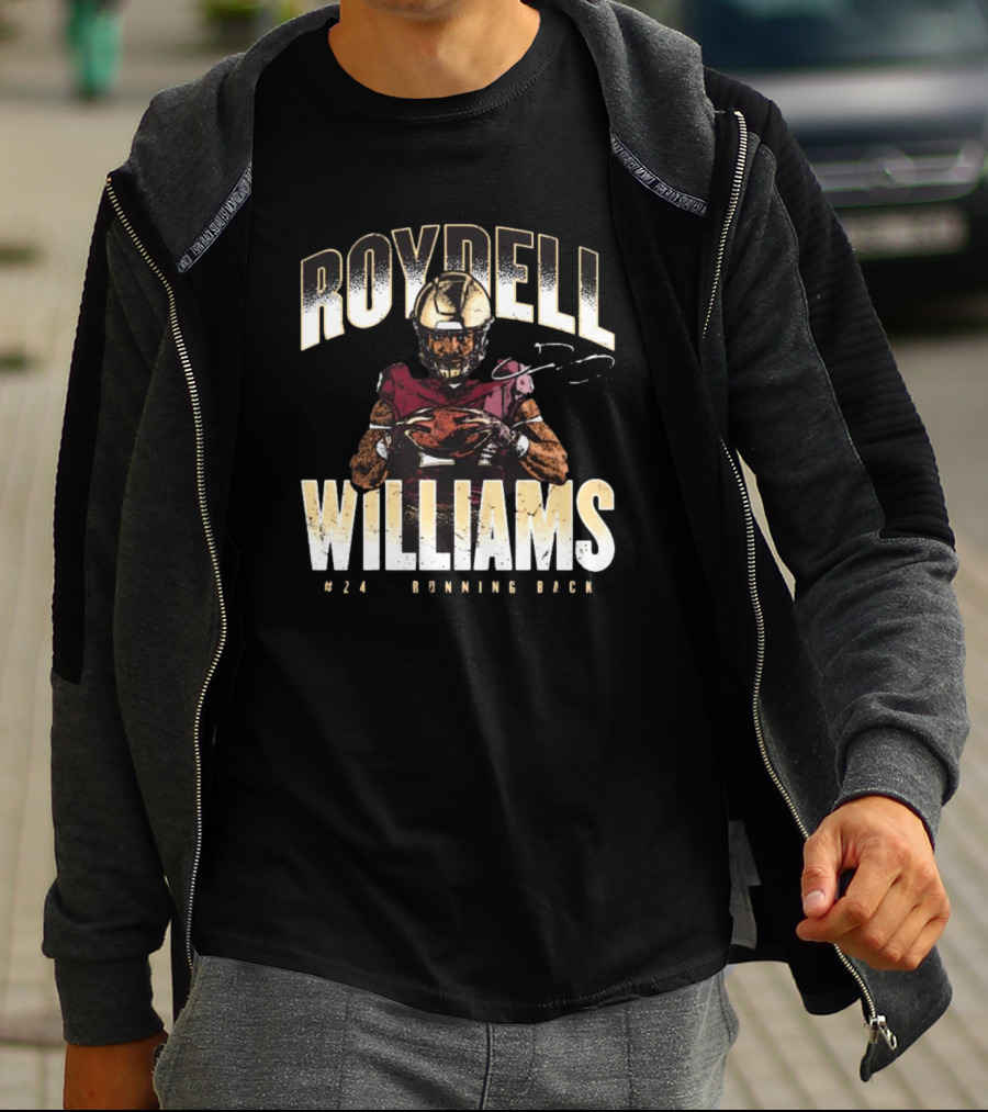 Roydell Williams #24 Running Back Vintage Football T-Shirt