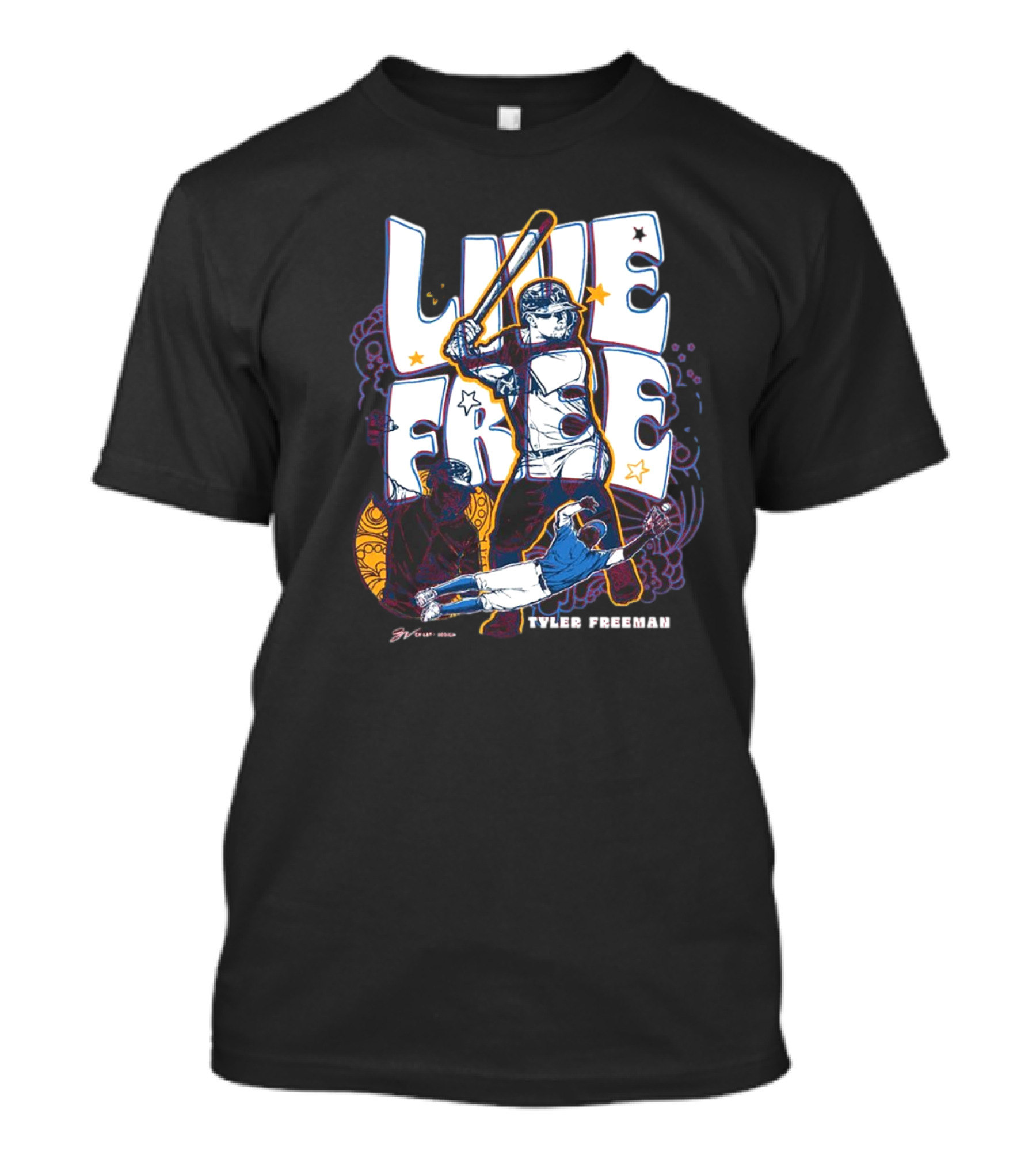 Tyler Freeman Live Free Cleveland Guardians Player T-Shirt
