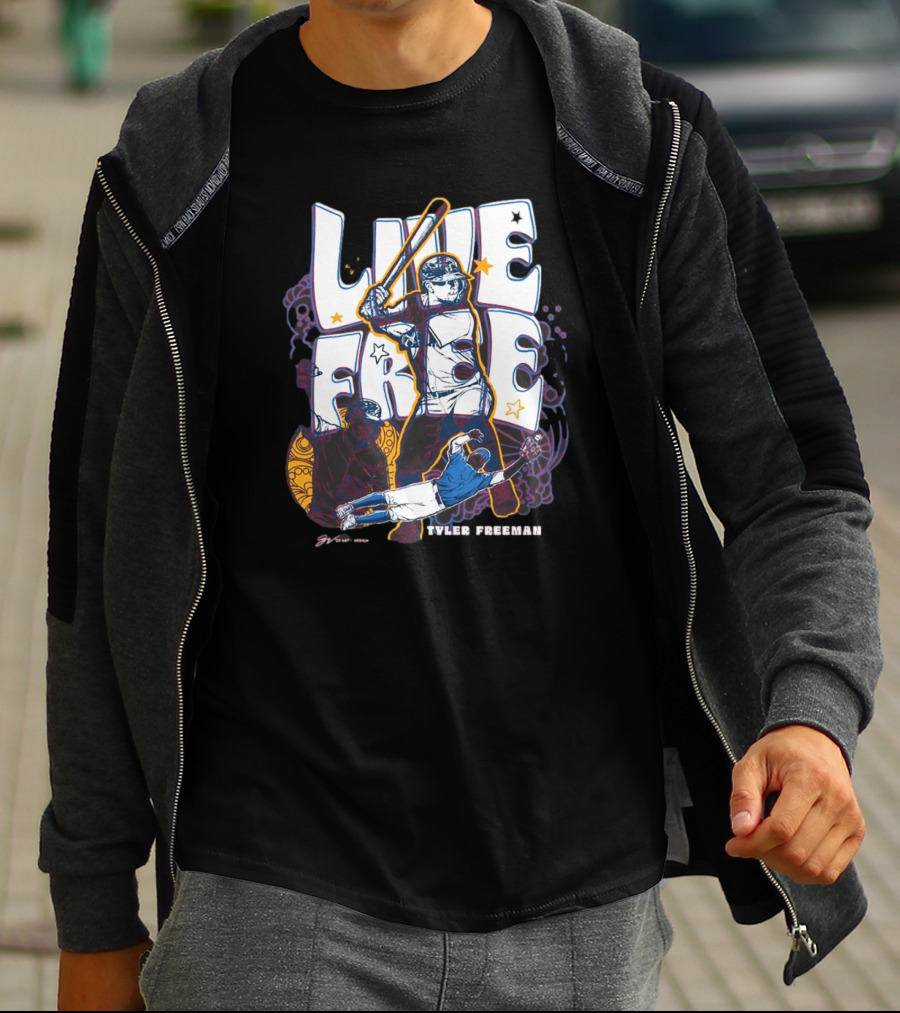 Tyler Freeman Live Free Cleveland Guardians Player T-Shirt