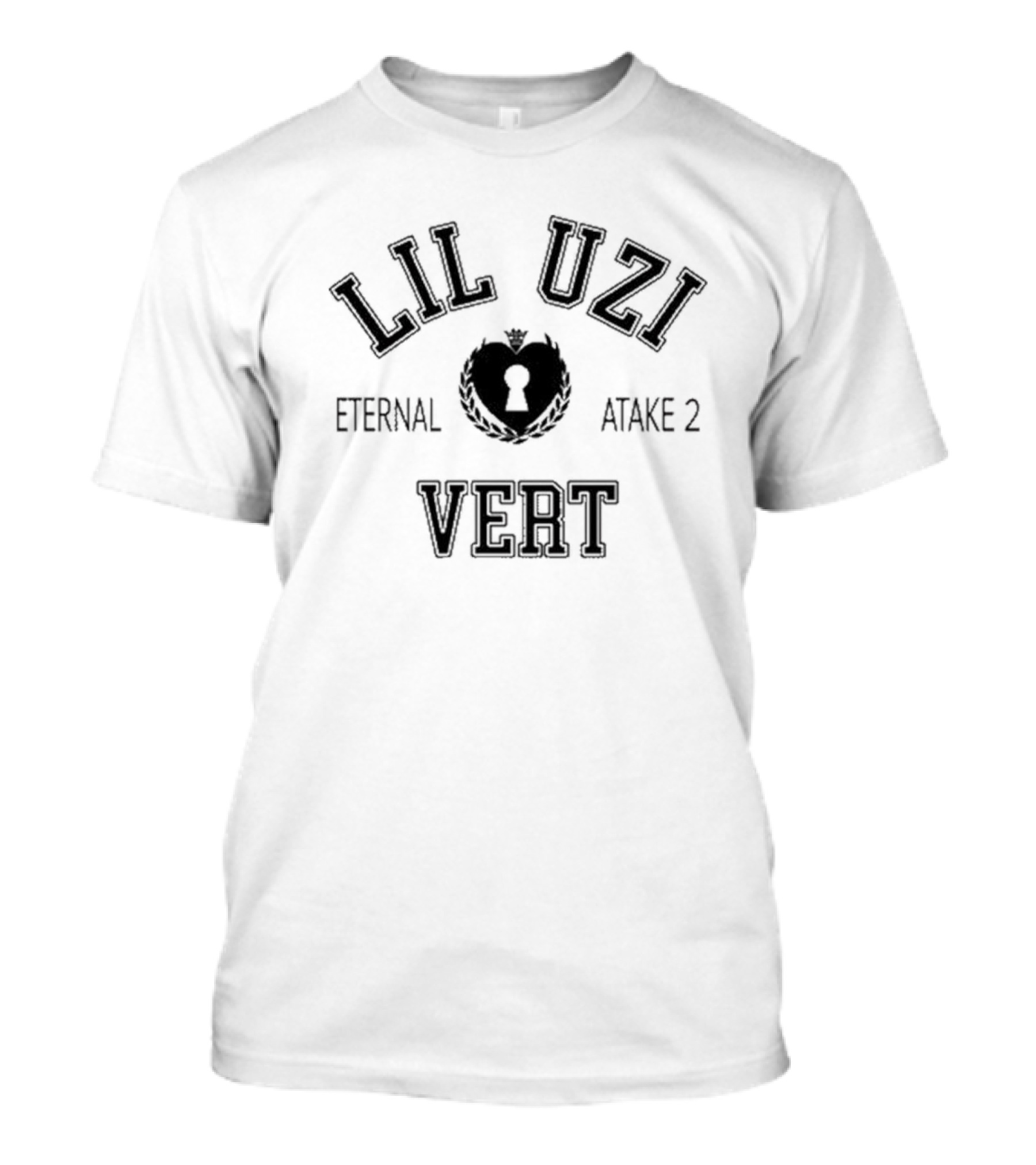 Lil Uzi Vert Eternal Atake 2 Heart Keyhole Laurel Crown T-Shirt