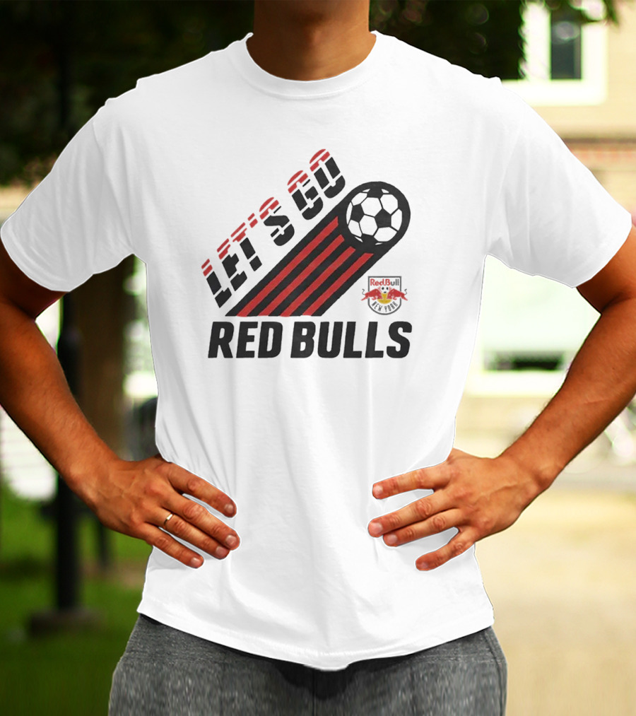 New York Red Bulls Let's Go Soccer Ball T-Shirt