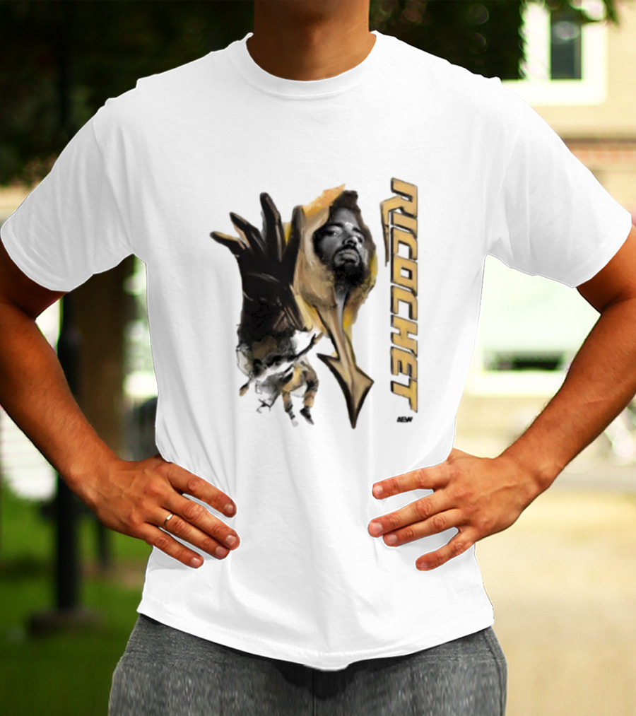 Ricochet AEW Unstoppable Iconic Presence T-Shirt