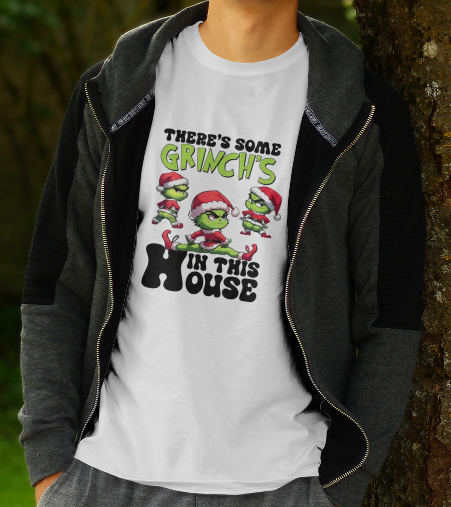 Grinch's Dance Party In This House Christmas T-Shirt