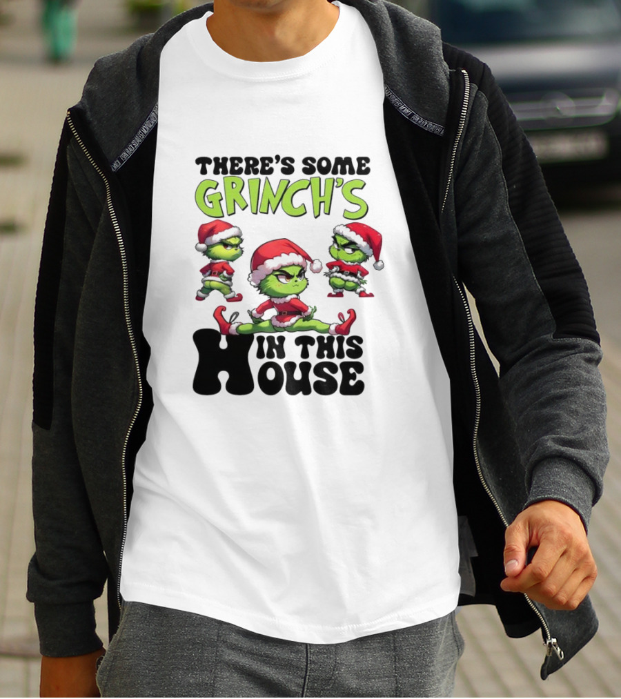 Grinch's Dance Party In This House Christmas T-Shirt