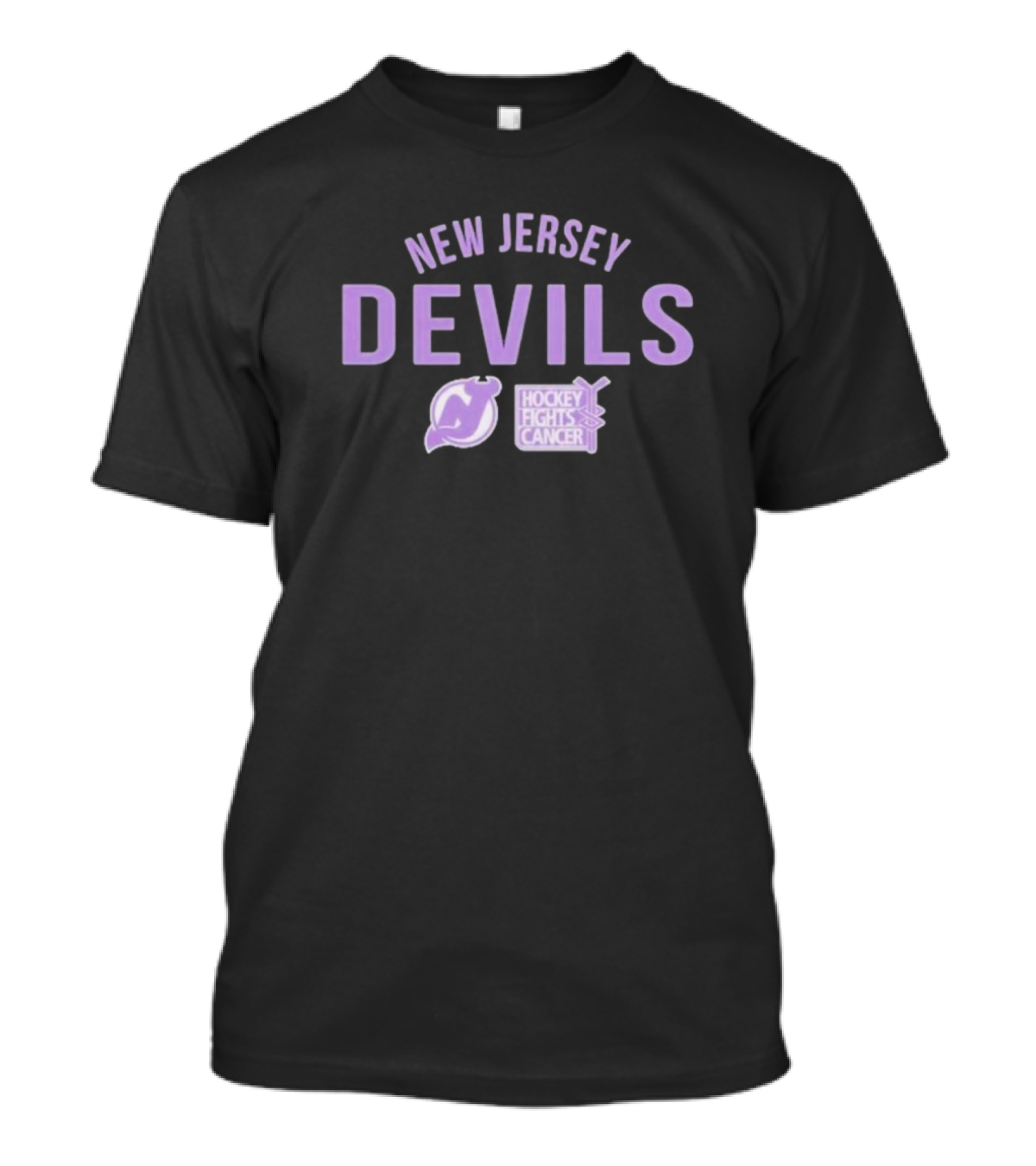 New Jersey Devils Hockey Fights Cancer T-Shirt