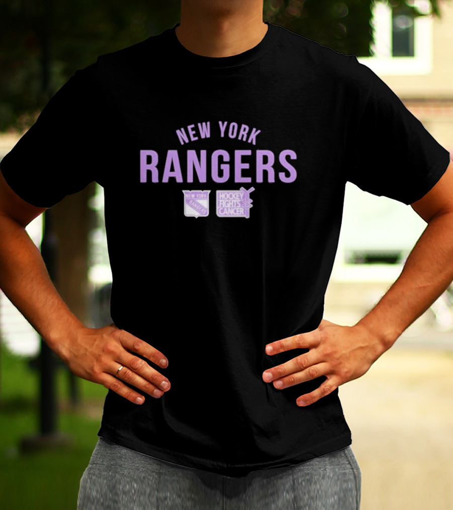 New York Rangers Hockey Fights Cancer Richmond Resilient T-Shirt