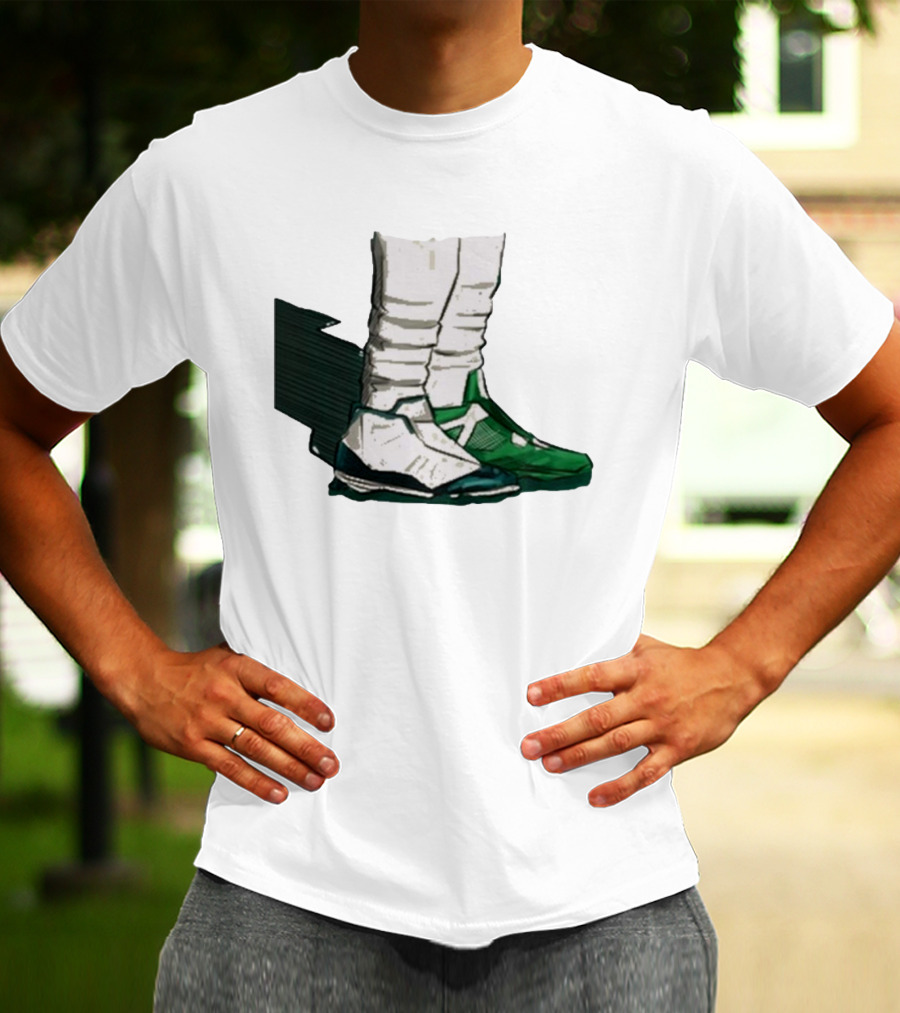 Jalen Hurts Two-Shoes Philadelphia Eagles NFL T-Shirt