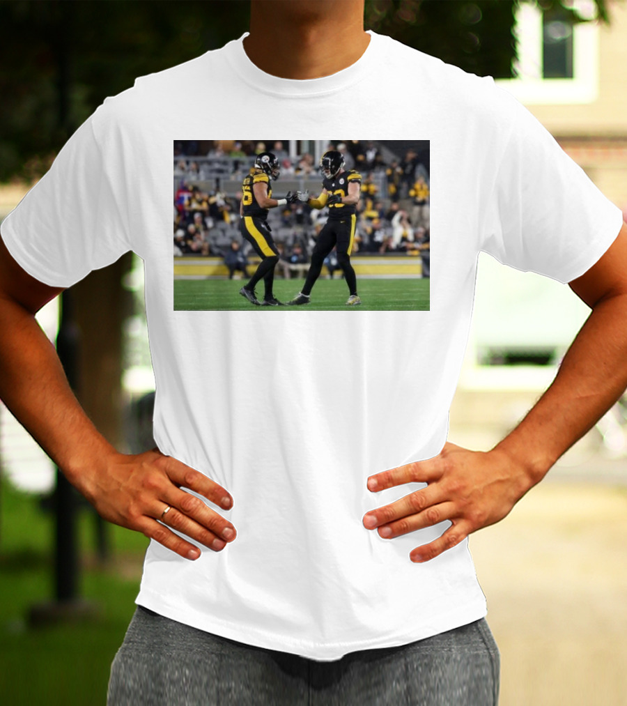 Pittsburgh Steelers T.J. Watt And Alex Highsmith Defensive Edge Duo Dominance T-Shirt