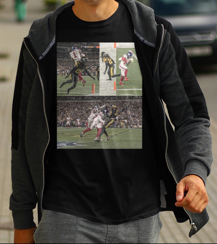 Malik Nabers George Pickens Both Close Scoring Touchdowns Football Moments T-Shirt