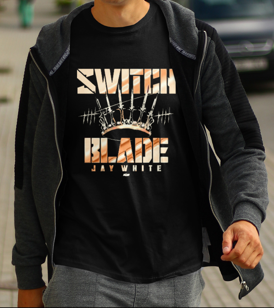Switchblade Jay White AEW King Me T-Shirt