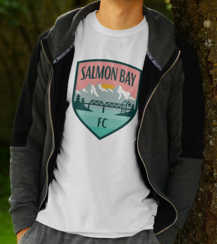 Ballard FC Salmon Bay FC Salmon Bay Mountain Bridge Vintage T-Shirt
