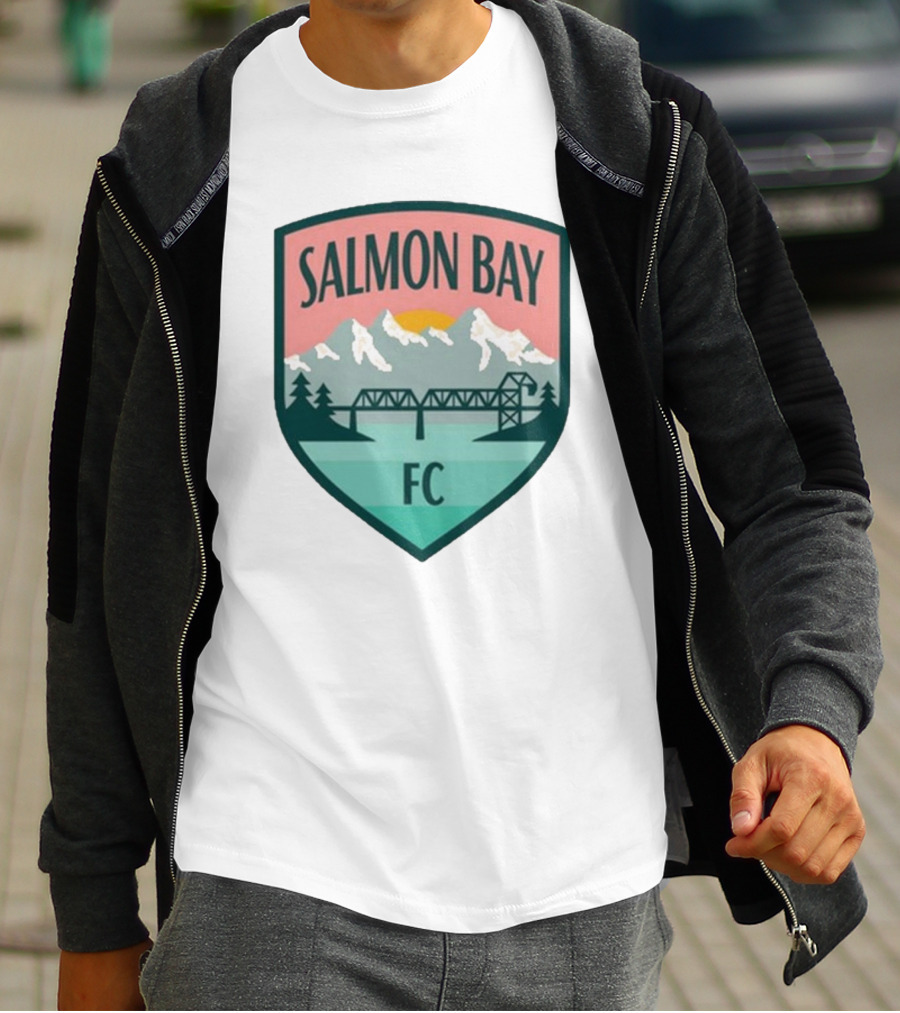 Ballard FC Salmon Bay FC Salmon Bay Mountain Bridge Vintage T-Shirt