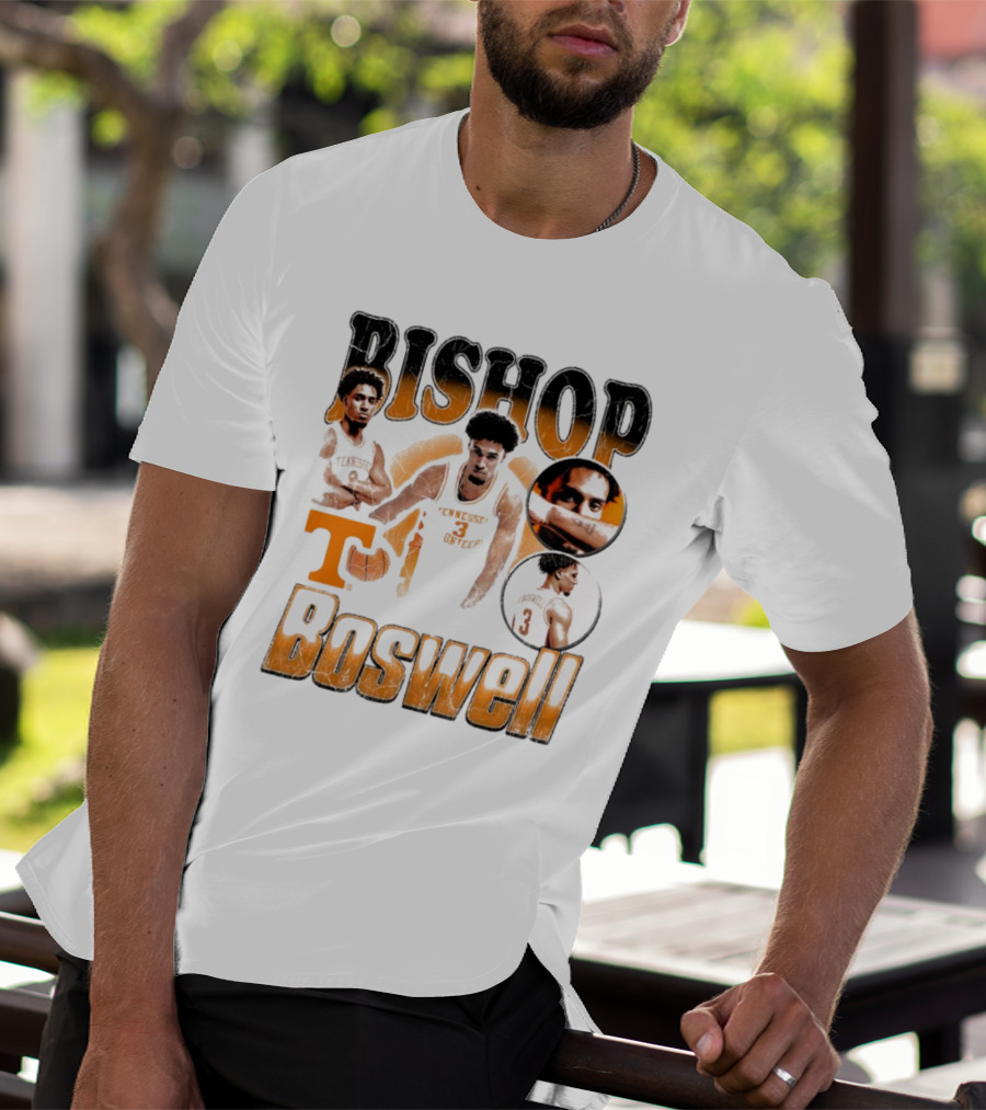 Bishop Boswell Tennessee Vols Basketball Retro 90s T-Shirt