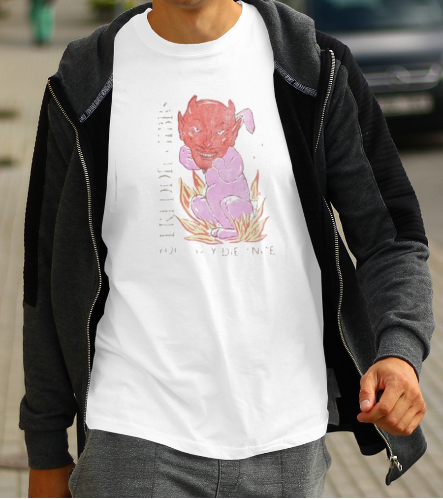 Freddie Gibbs You Only Die 1Nce Devil Roast Paint Red Devil In Flames T-Shirt