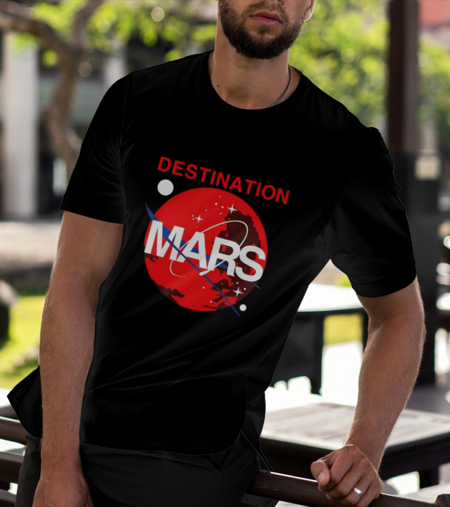Buzz Aldrin Destination Mars NASA Space Exploration T-Shirt