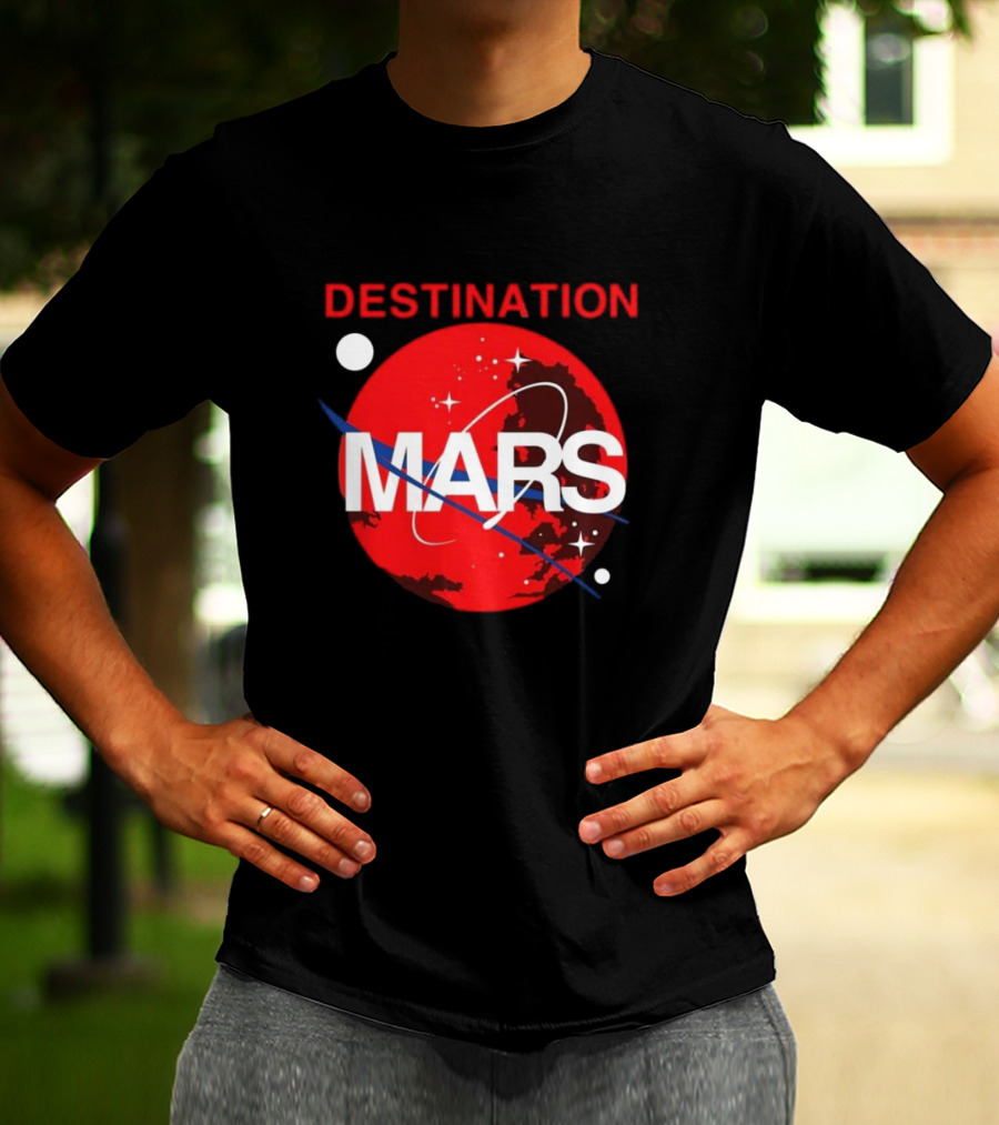 Buzz Aldrin Destination Mars NASA Space Exploration T-Shirt