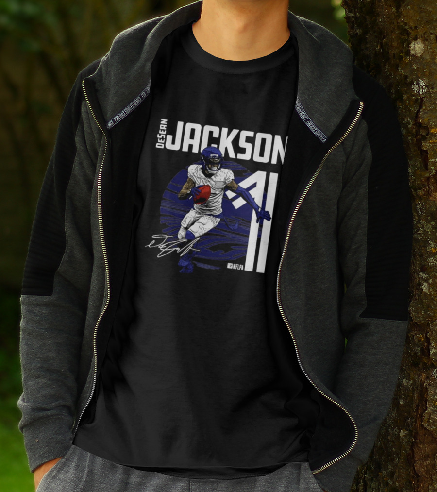 DeSean Jackson NFLPA Signature Baltimore Ravens Number 11 NFL T-Shirt