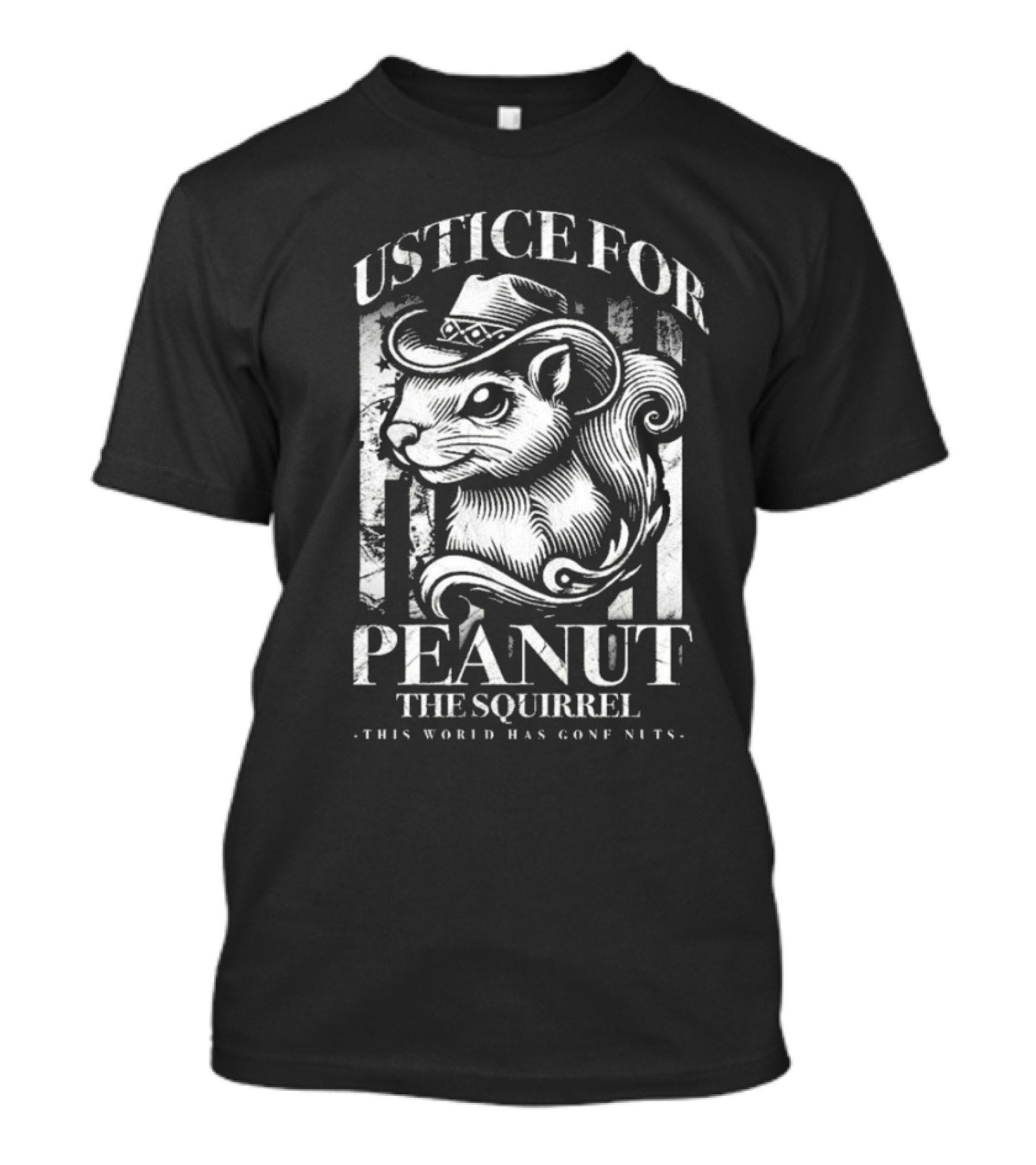 Justice For Peanut The Squirrel This World Has Gone Nuts T-Shirt