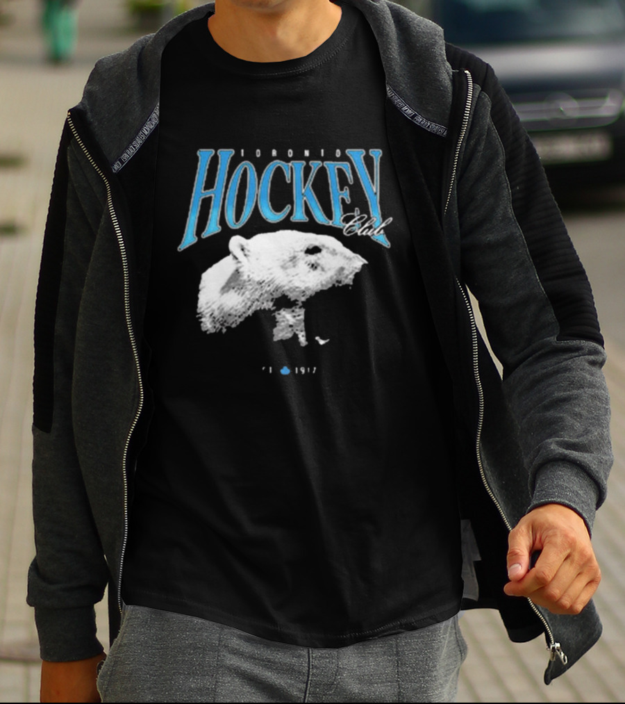 Toronto Hockey Club Est 1917 Flowbuds Vintage Ice Bear T-Shirt