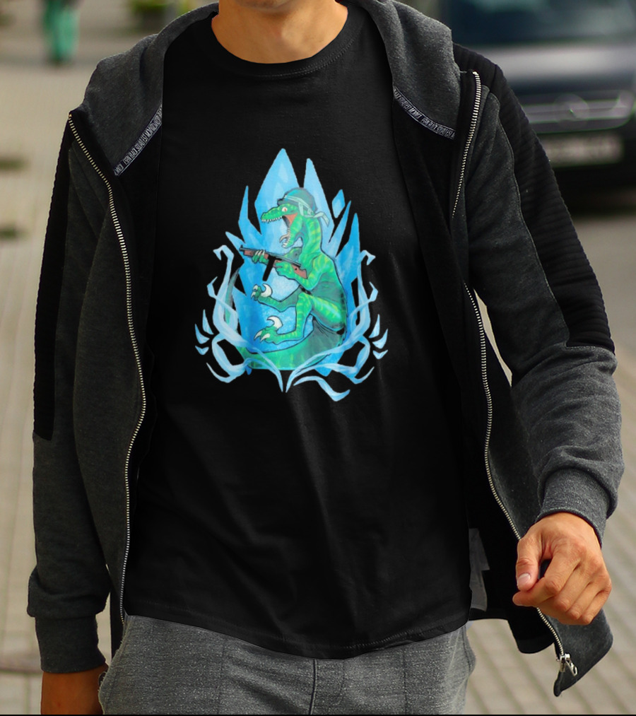 RubixRaptor Saberspark With Raptor And Maritime Horrors T-Shirt