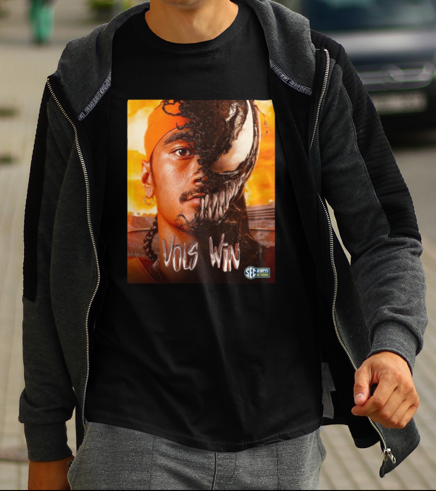 Tennessee Vols Win SEC Network Dark Mode Inspired By Venom T-Shirt