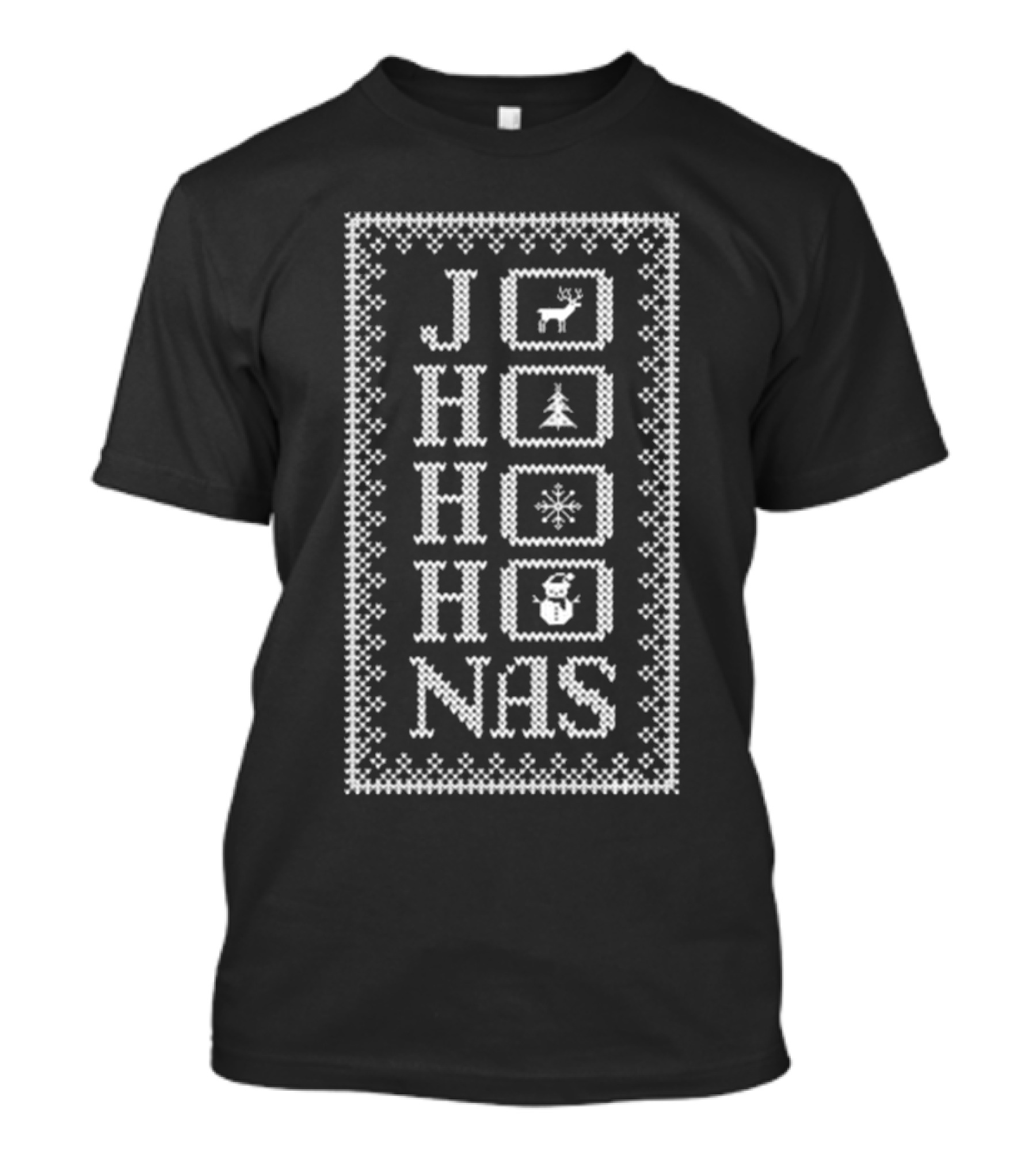Jonas Brothers Jo Ho Ho Ho Nas Christmas Sweater Style Theme T-Shirt