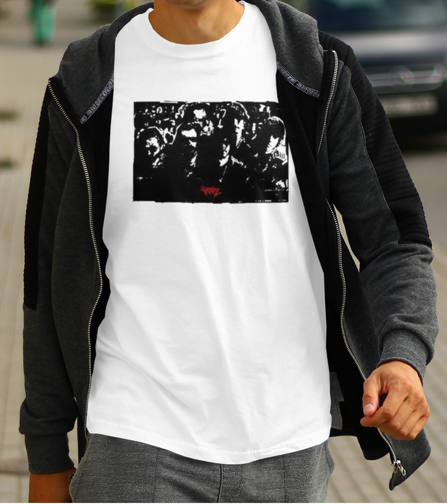 The Voidz Group Photo Black And Red Album Cover Aesthetic T-Shirt