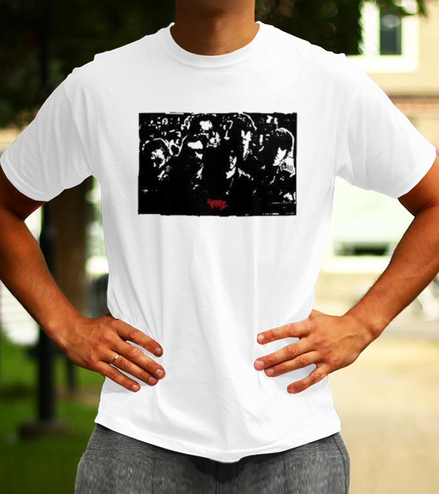 The Voidz Group Photo Black And Red Album Cover Aesthetic T-Shirt