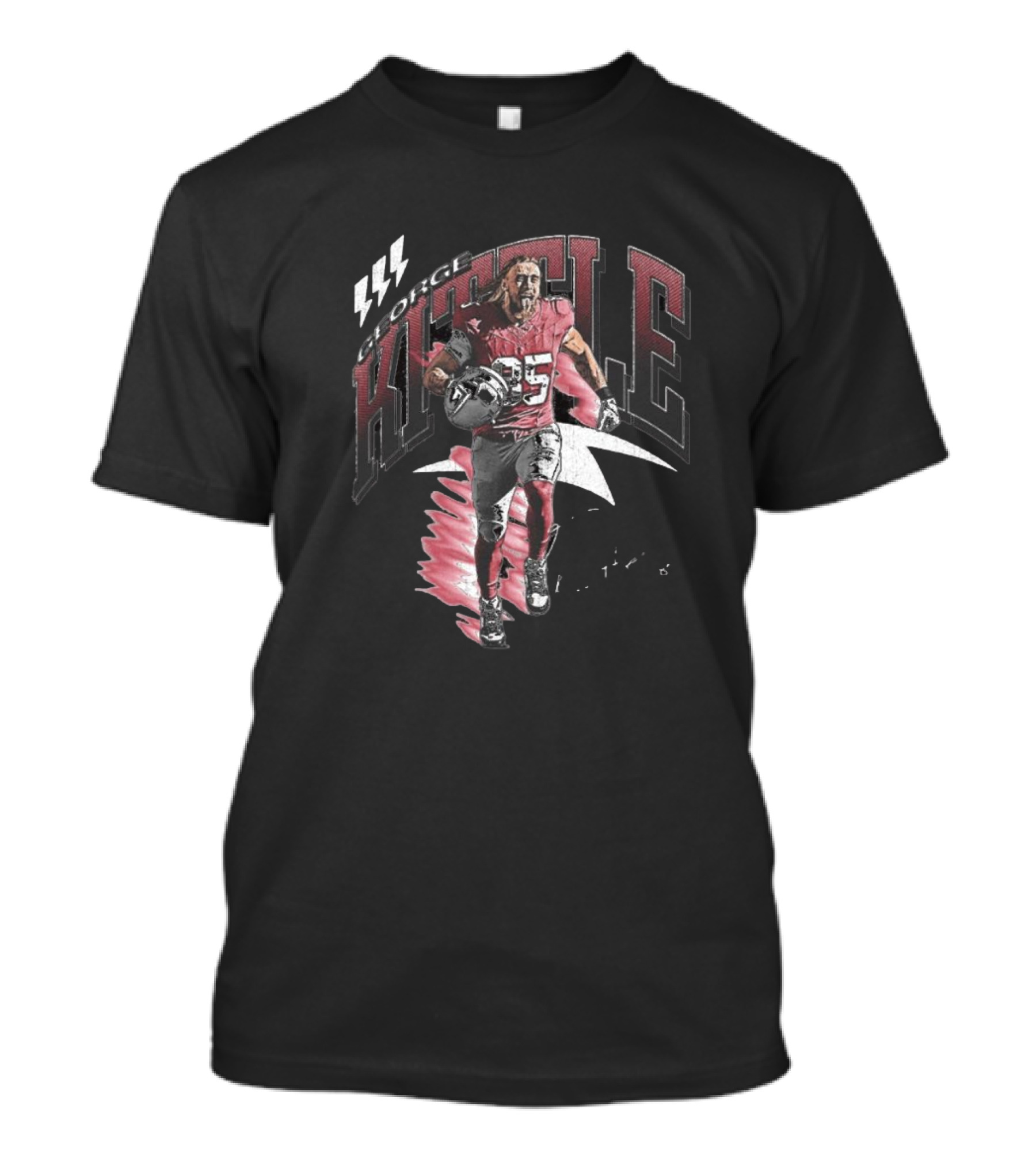 George Kittle San Francisco 49ers Football Retro 85 Signature T-Shirt