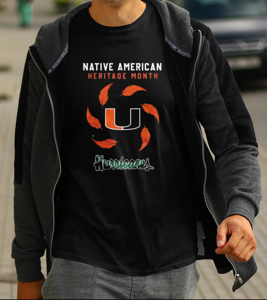 Native American Heritage Month Miami Hurricanes T-Shirt