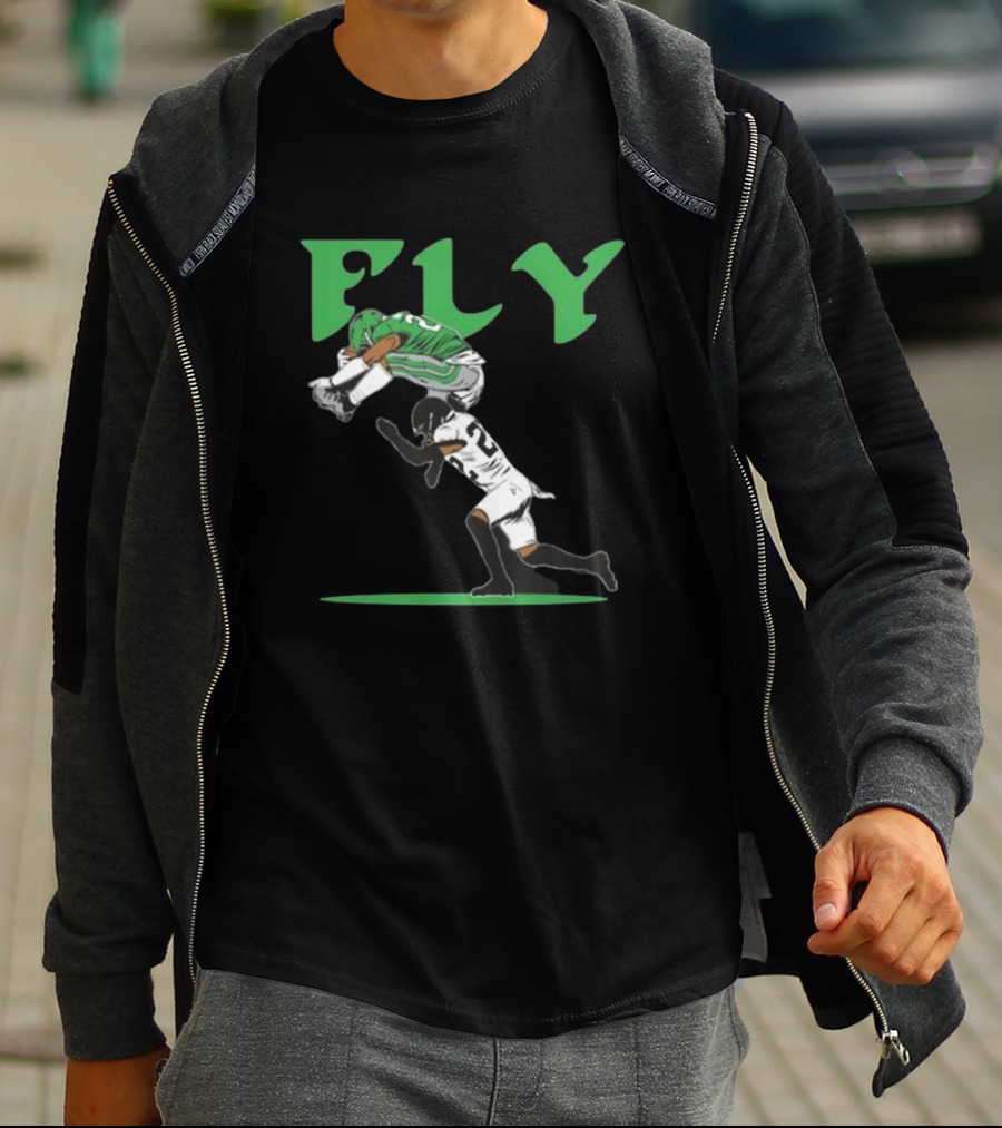 Saquon Barkley Fly No-Look Hurdle T-Shirt
