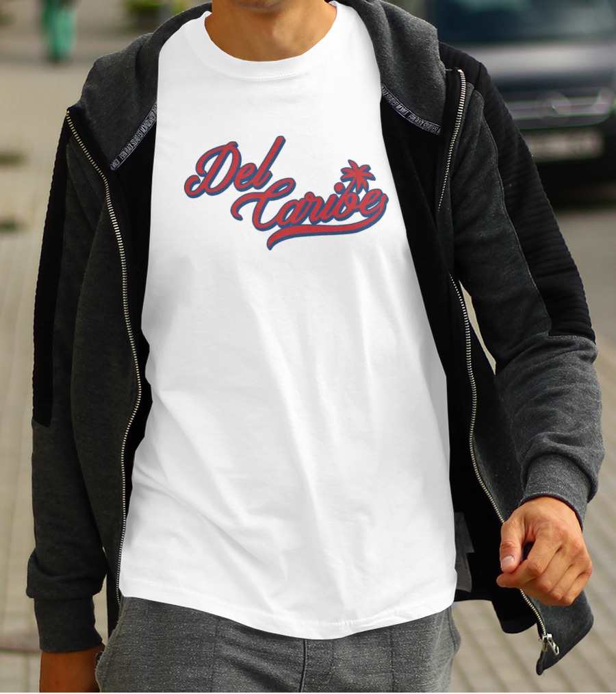 Del Caribe Palm Tree Sports T-Shirt
