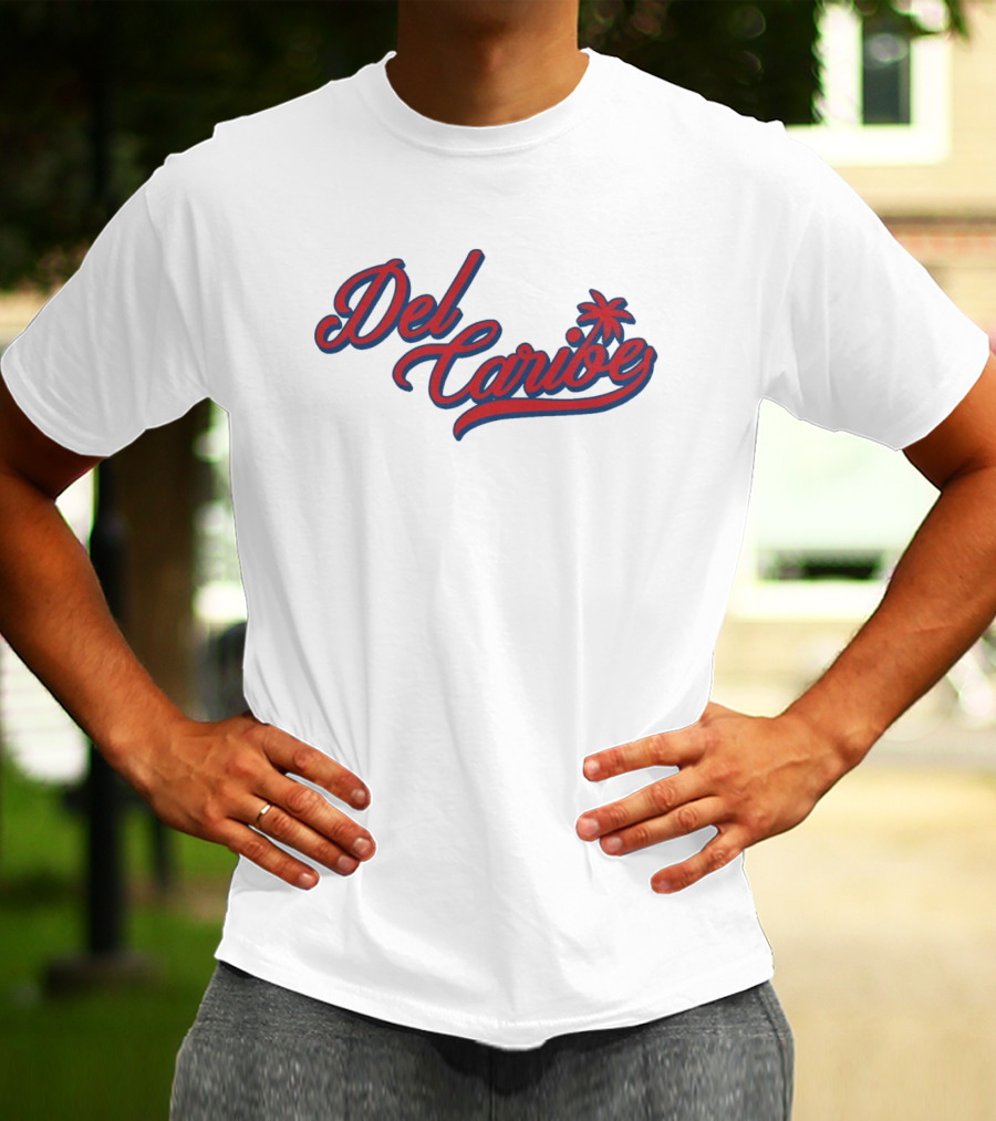 Del Caribe Palm Tree Sports T-Shirt